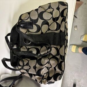 Coach Black and Tan Women's Bag